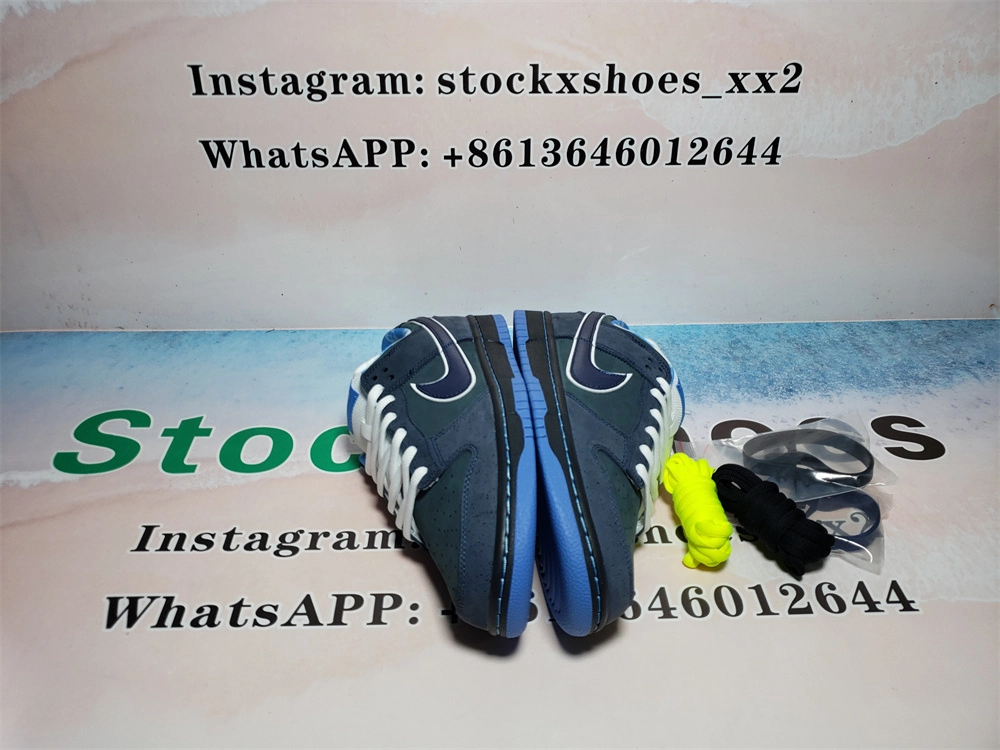 Best Pkgod Nike Dunk Low Concepts Blue Lobster QC Pictures
