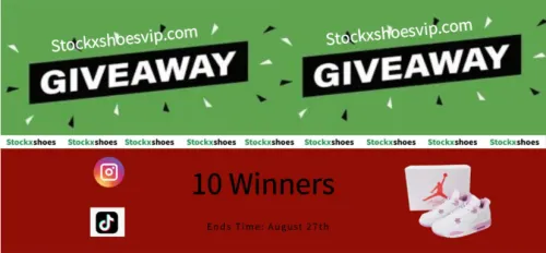 Stockxshoes August Giveaway (10 Winners)