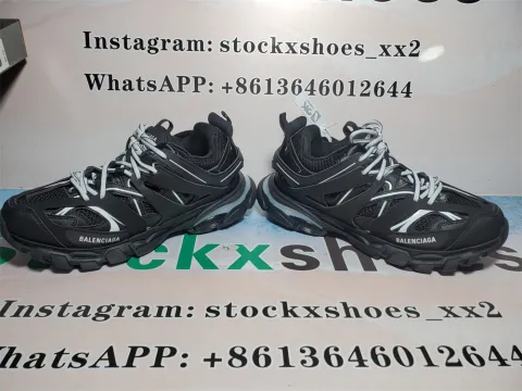 Best Pkgod Balenciaga Track Tess Black And White QC Pictures