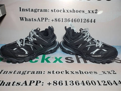 Best Pkgod Balenciaga Track Tess Black And White QC Pictures