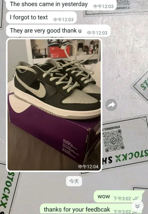 Customers Feedback Step 2, 2023 From Stockx shoes-Pkgod Nike SB Dunk Low Pro J-Pack Shadow