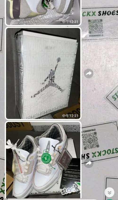 Customers Feedback Step 10, 2023 From Stockx shoes-Pkgod Air Jordan 3 Retro A Ma Maniére