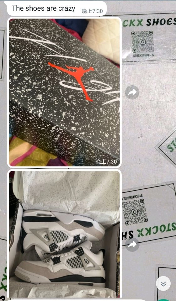 Customers Feedback Step 19, 2023 From Stockx shoes-Air Jordan 4 Retro Military Black