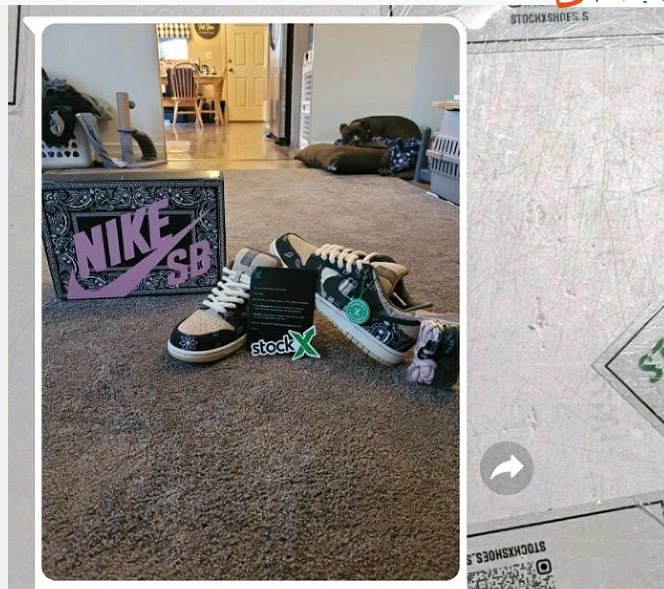 Customers Feedback Step 20, 2023 From Stockx shoes-Pkgod Nike SB Dunk Low Travis Scott
