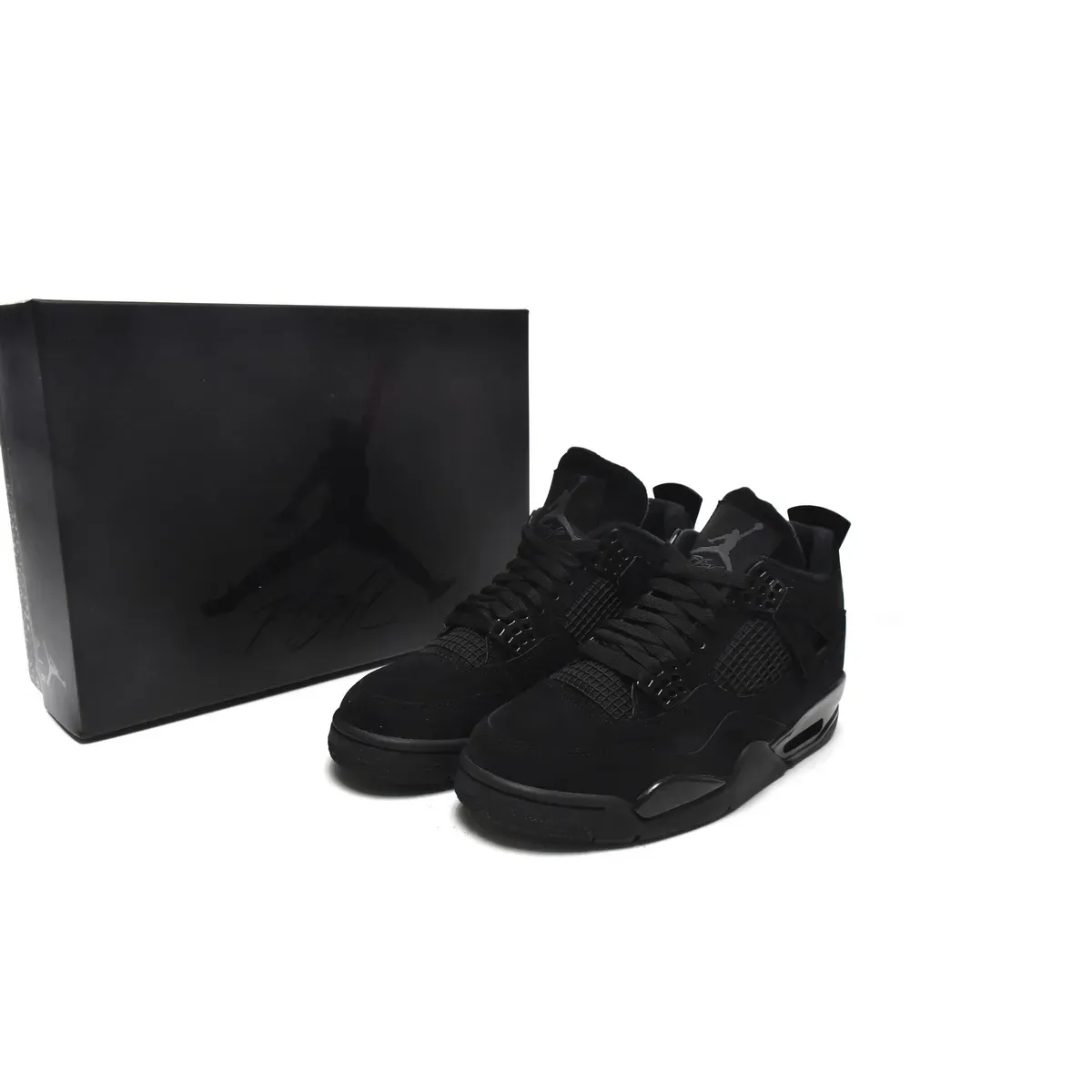 Unboxing Best Air Jordan 4 Retro Black Cat Video Review From Fake Shoes Website - Stockx Shoes