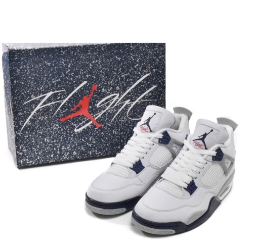 Unboxing Best Air Jordan 4 Retro Midnight Navy Video Review From Fake Shoes Website - Stockx Shoes