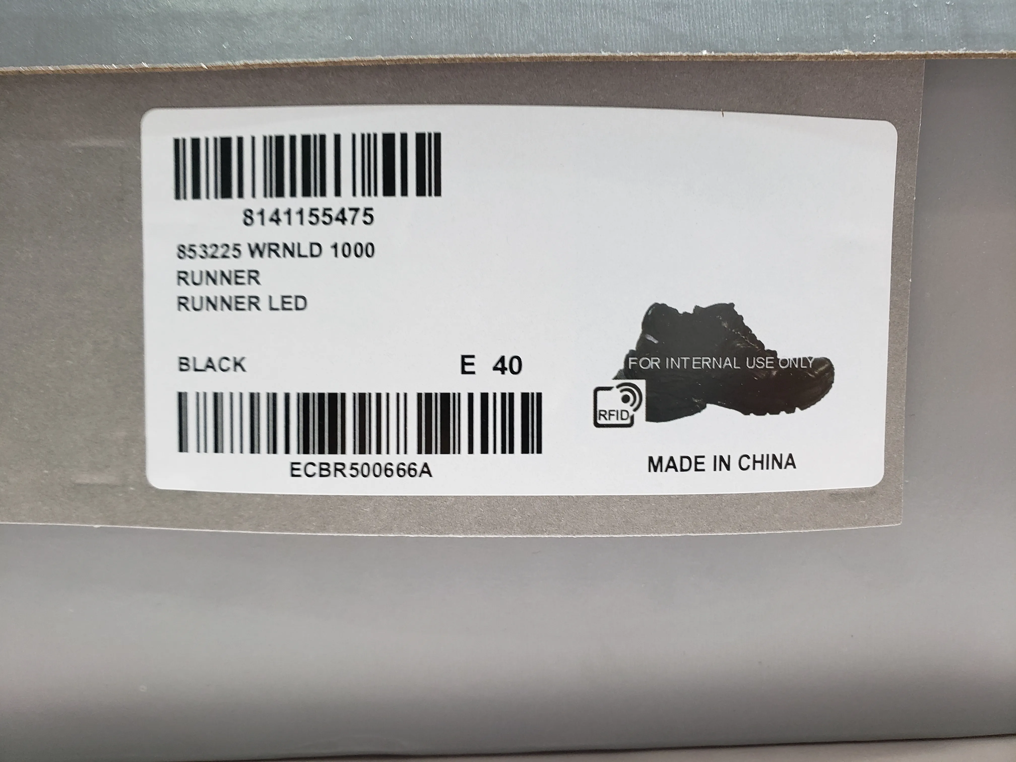 Balenciaga Runner LED Black QC Front Angle