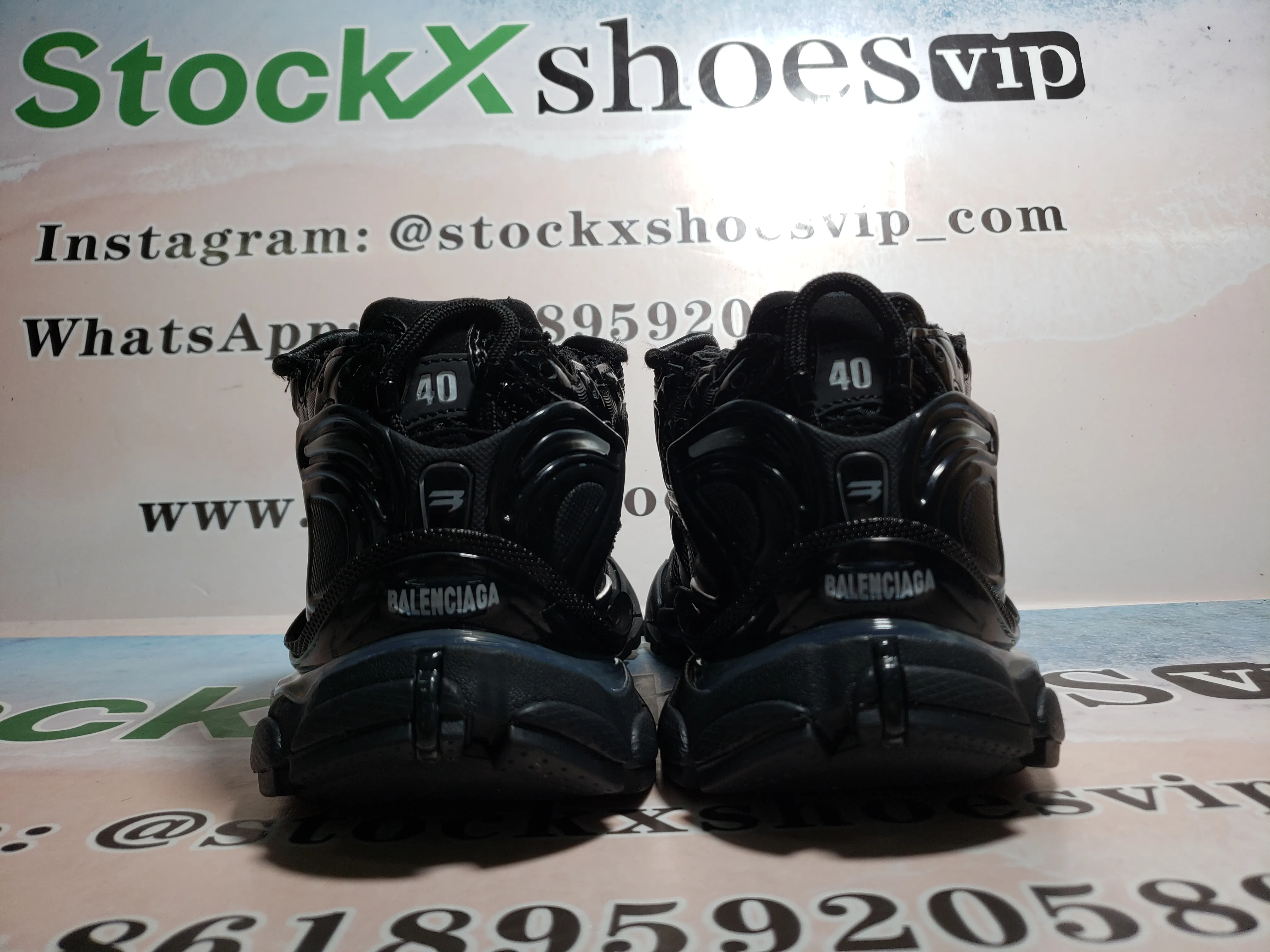 Balenciaga Runner LED Black QC Side Profile
