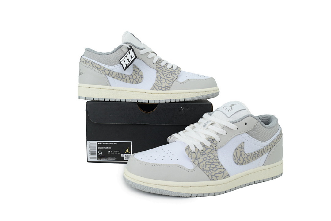 Air Jordan 1 Low Premium 'Elephant Print' DH4269-100