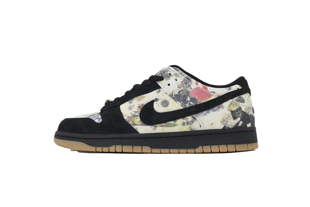 FC God Batch Supreme × Nike Dunk Low Rammellzee FD8778-001