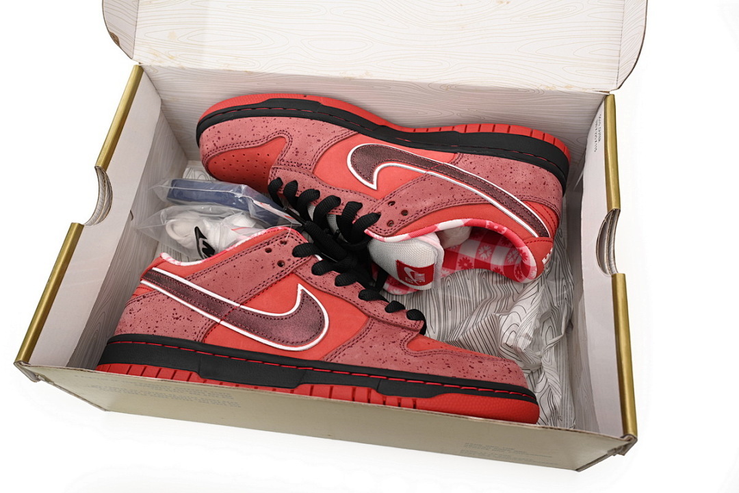  God Batch Nike SB Dunk Low Concepts Red Lobster 313170-661