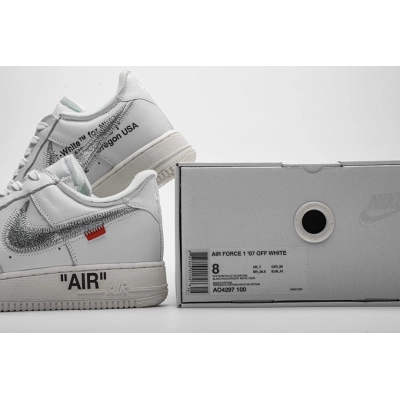  God Batch Nike Air Force 1 Low Virgil Abloh Off-White (AF100) AO4297-100 02