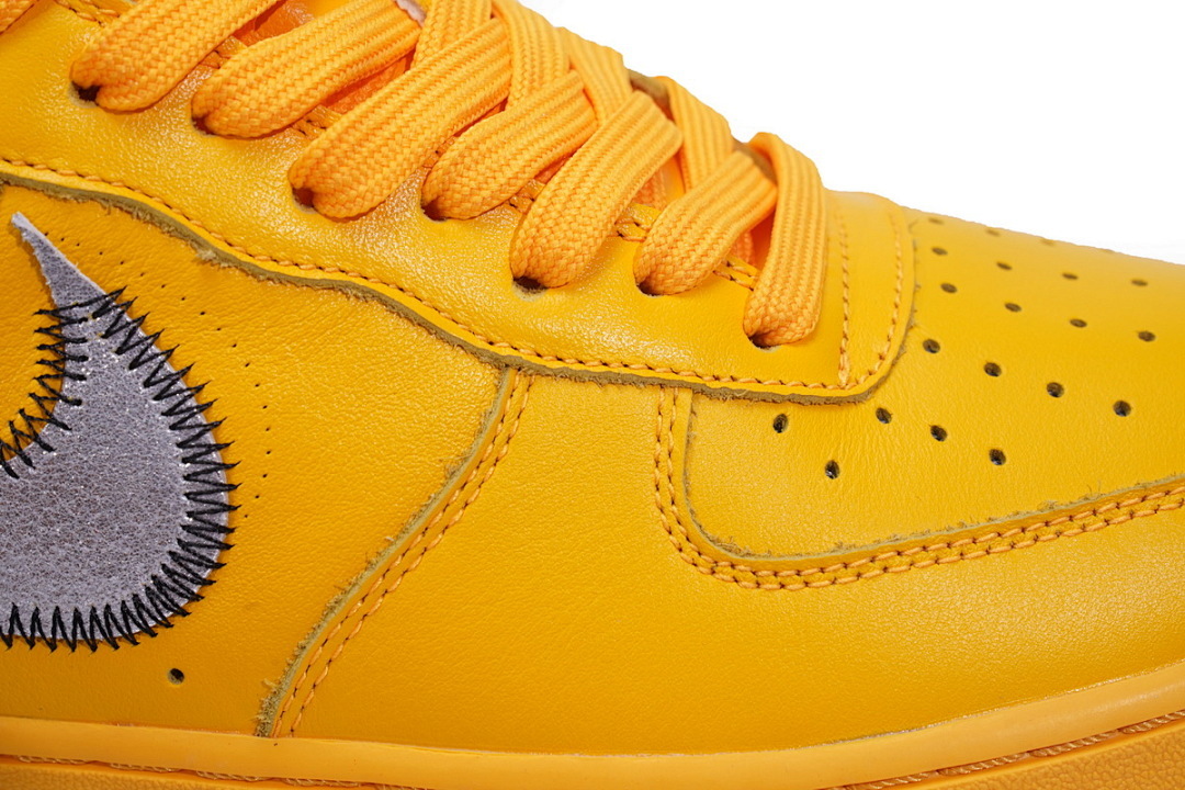 God Batch Nike Air Force 1 Low OFF-WHITE University Gold Metallic Silver DD1876-700