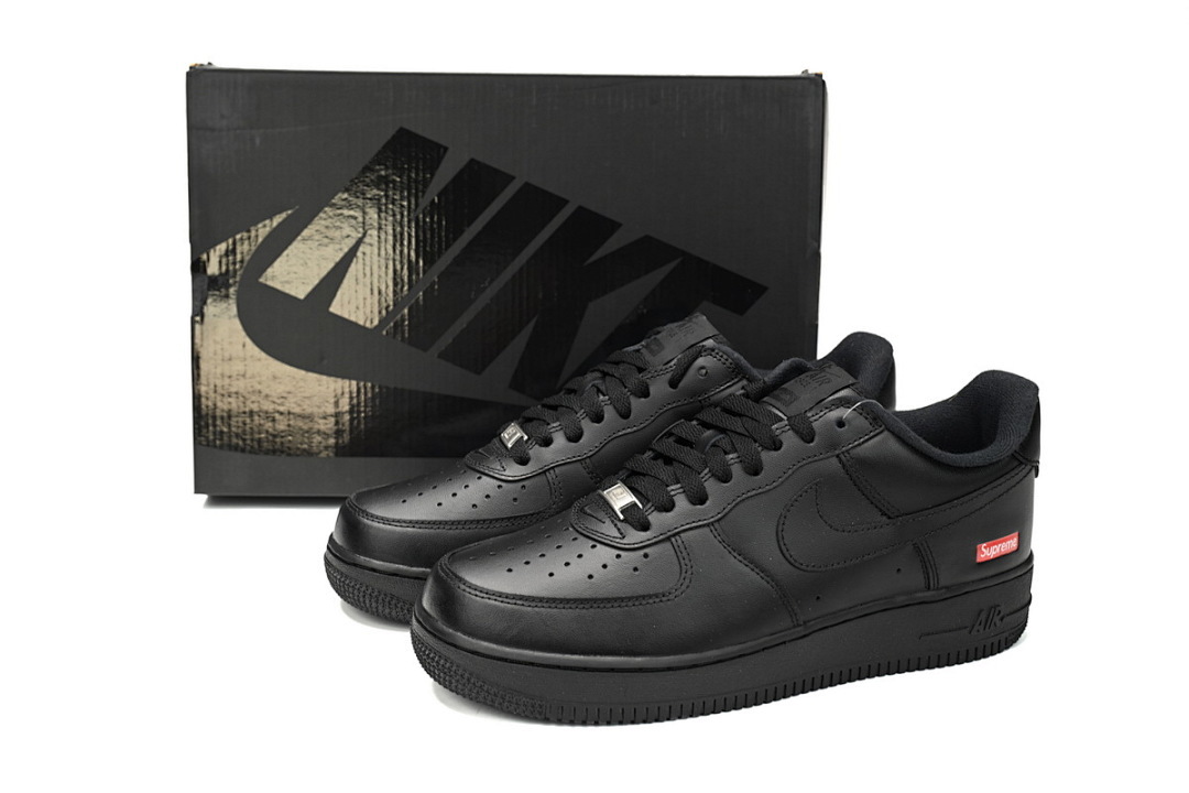 LJR Batch Nike Air Force 1 Low Supreme Black CU9225-001
