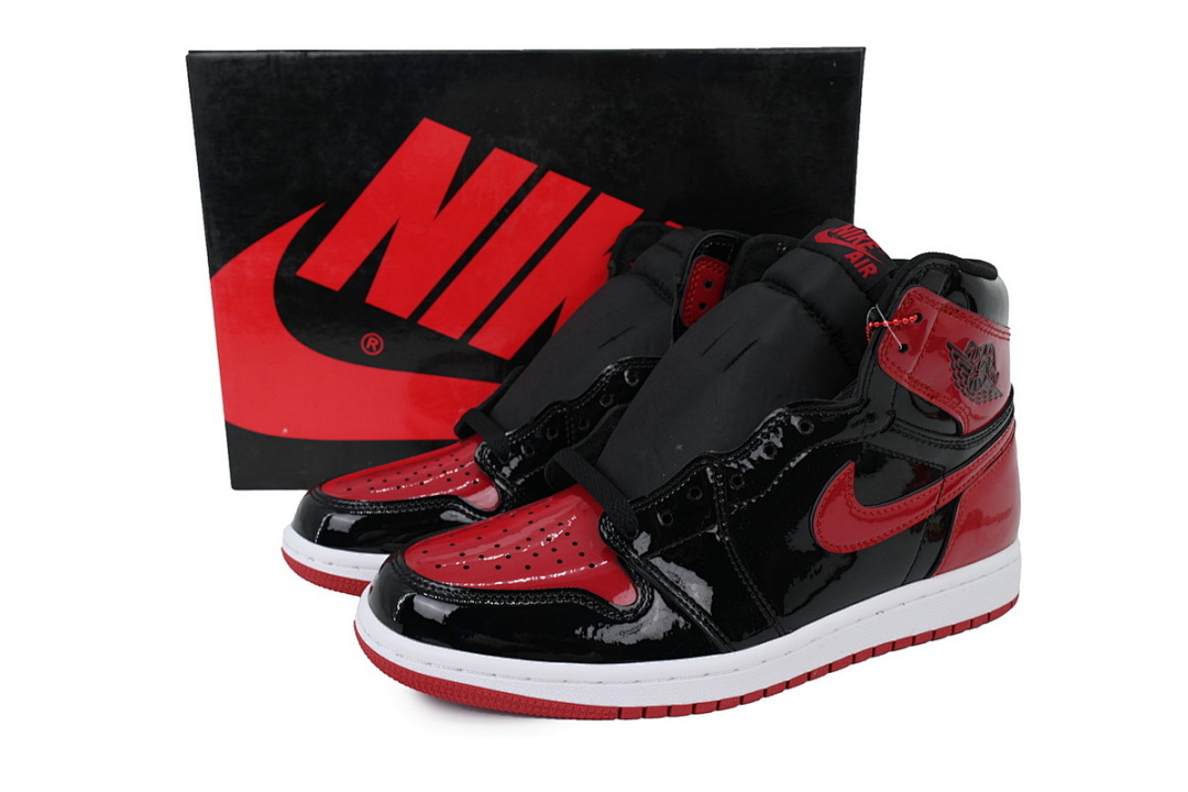 LJR Batch Air Jordan 1 High OG Bred Patent 