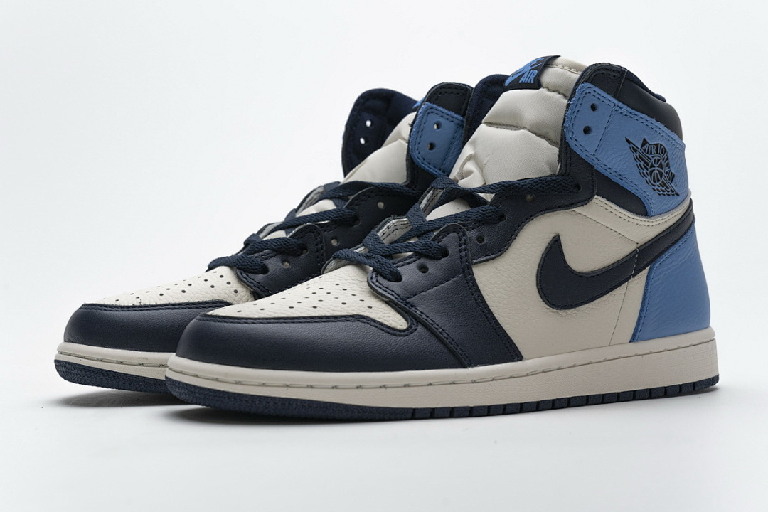 LJR Batch Air Jordan 1 Retro High Obsidian UNC 555088-140