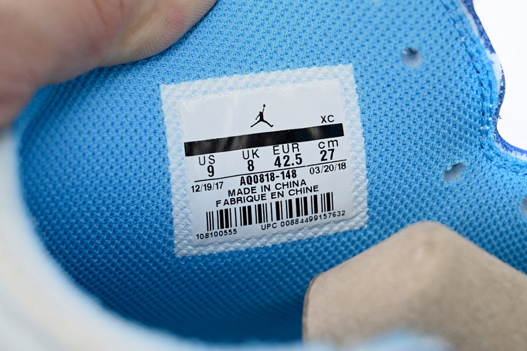 God Batch Air Jordan 1 Retro High Off-White University Blue 