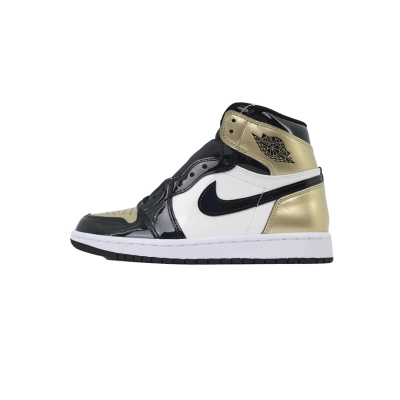 God Batch Air Jordan 1 Retro High NRG Patent Gold Toe 01