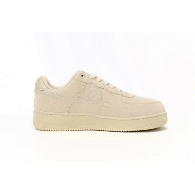 LJR Batch Nike Air Force 1 Low Stussy Fossil CZ9084-200 02
