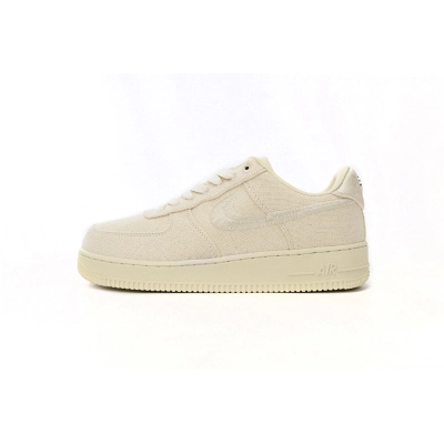 LJR Batch Nike Air Force 1 Low Stussy Fossil CZ9084-200 01