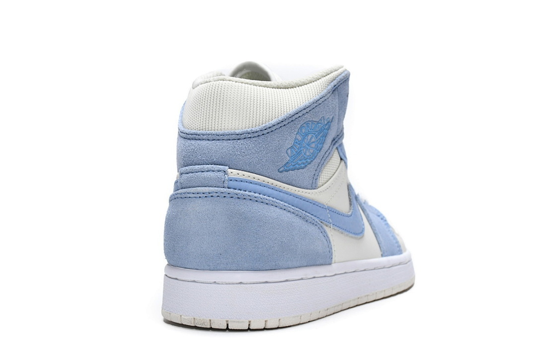  Air Jordan 1 Mid Mixed Textures Blue