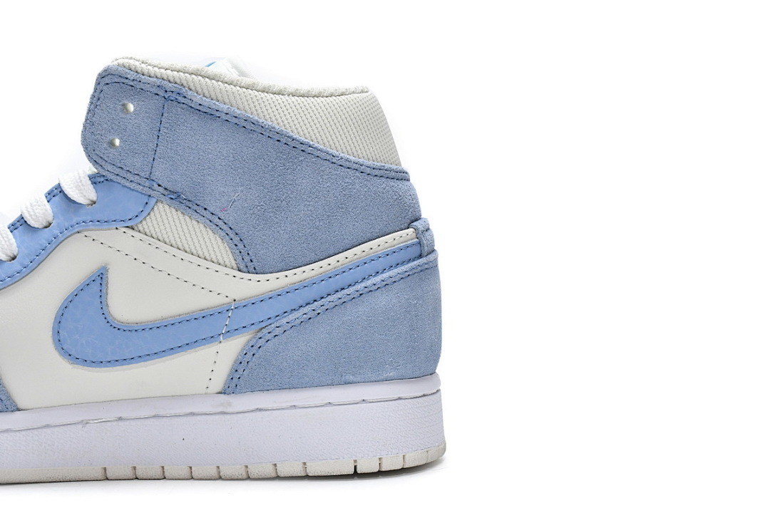  Air Jordan 1 Mid Mixed Textures Blue