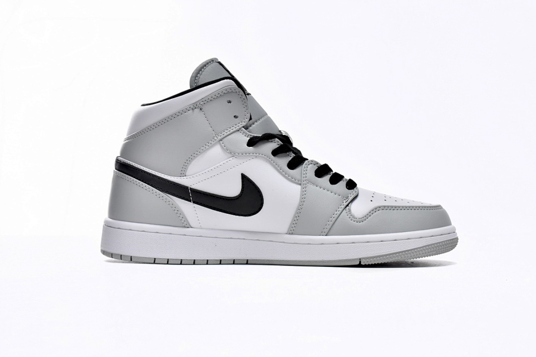 Air Jordan 1 Mid Light Smoke Grey
