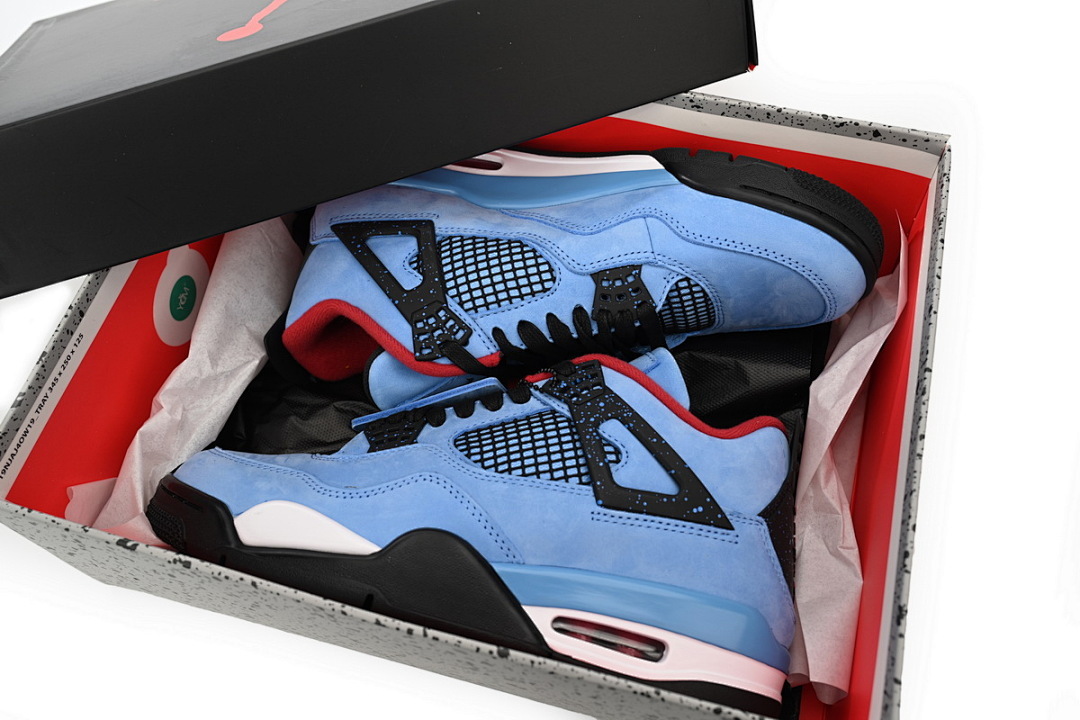 God Batch Air Jordan 4 Retro Travis Scott Cactus Jack 308497-406