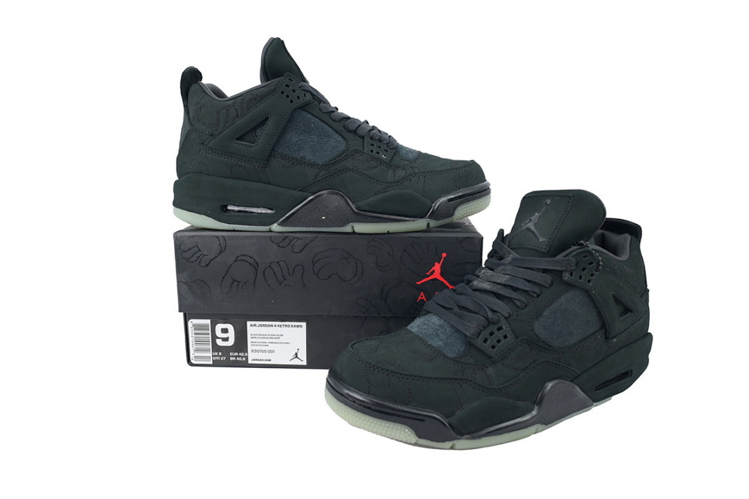 God Batch Air Jordan 4 Retro Kaws Black 930155-001
