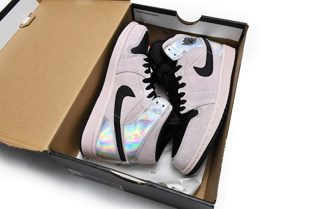 Air Jordan 1 Mid Dirty Powder Iridescent (W) BQ6472-602