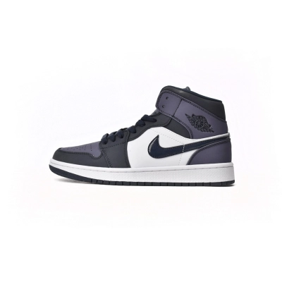 Air Jordan 1 Mid Obsidian Sanded Purple 554724-445 01