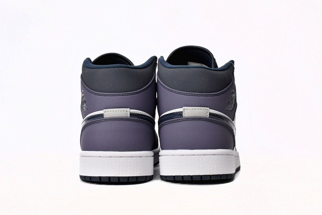 Air Jordan 1 Mid Obsidian Sanded Purple 554724-445
