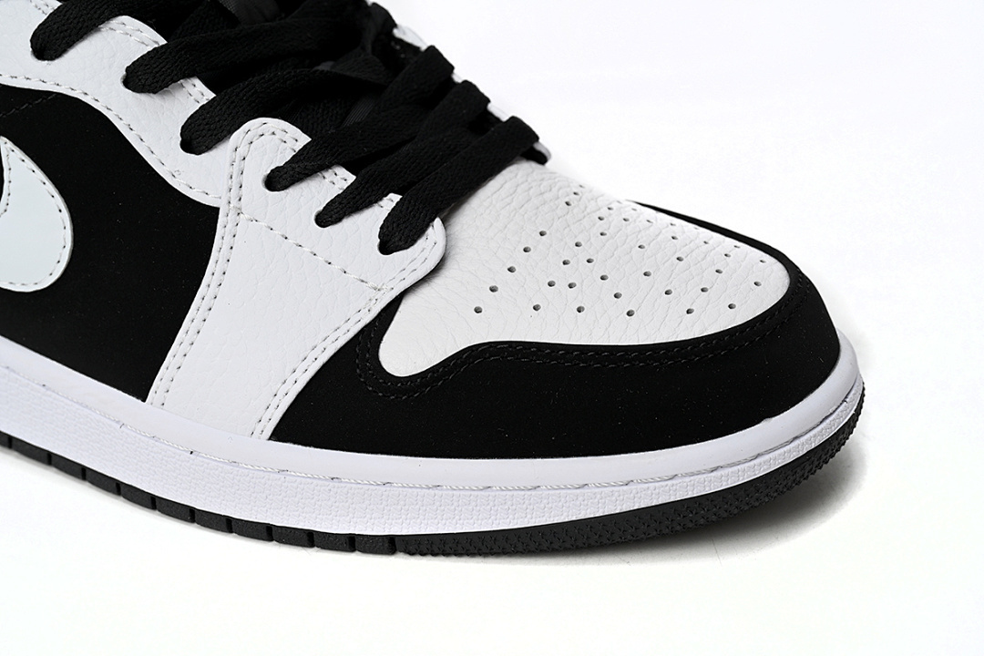 Air Jordan 1 Mid White Black 