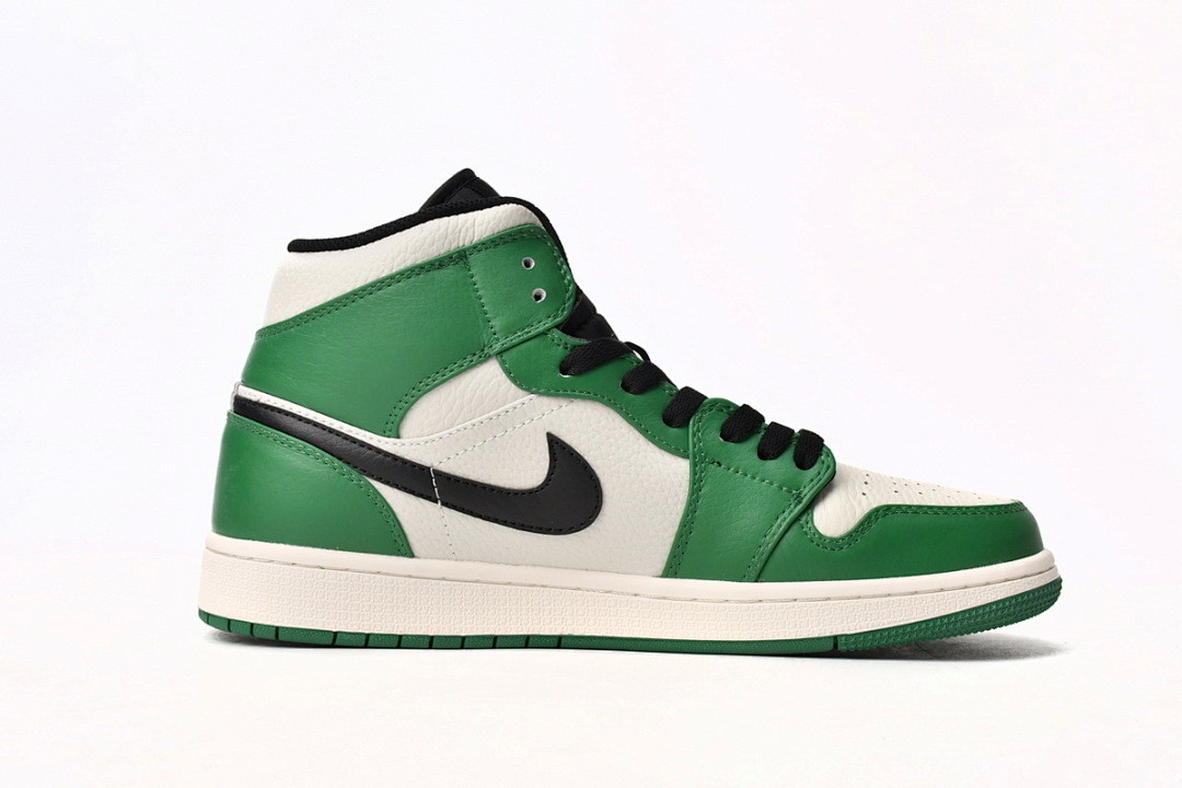 Air Jordan 1 Mid Pine Green 