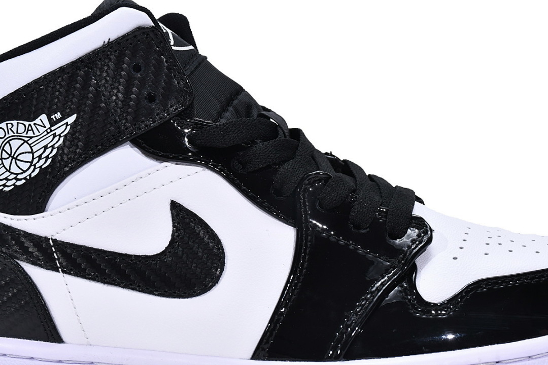 Air Jordan 1 Mid SE ASW Black and White 