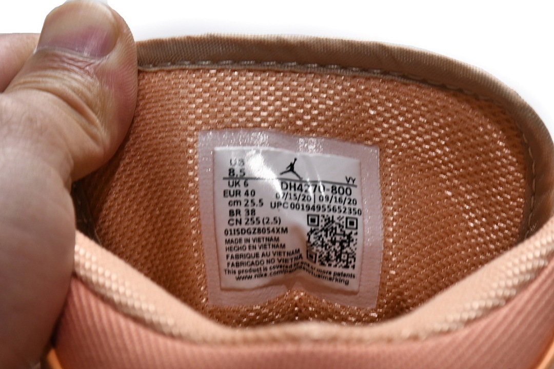 Air Jordan 1 Mid Apricot Orange (W) DH4270-800