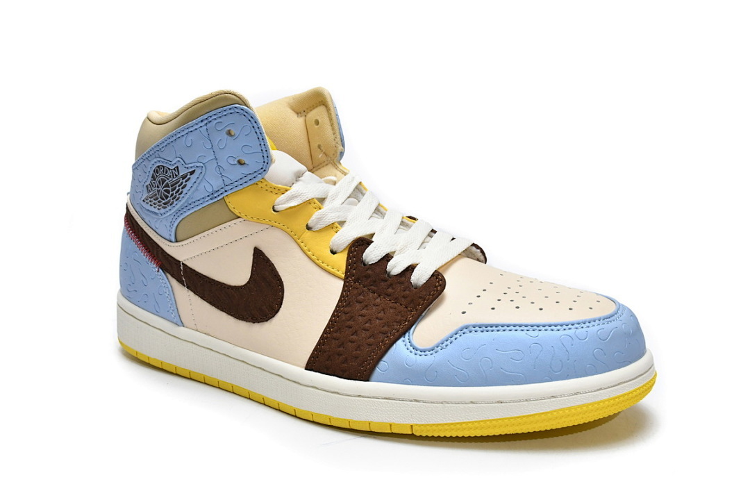  Air Jordan 1 Mid SE Fearless Maison Chateau Rouge CU2803-200