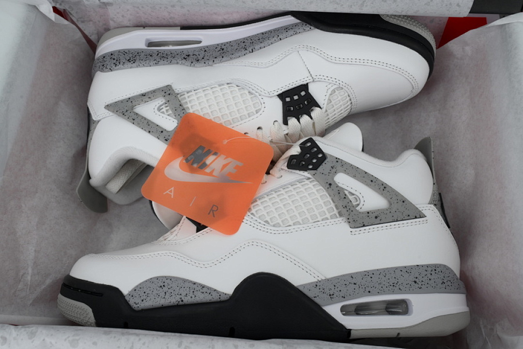 God Batch Air Jordan 4 Retro White Cement (2025) FV5029-100