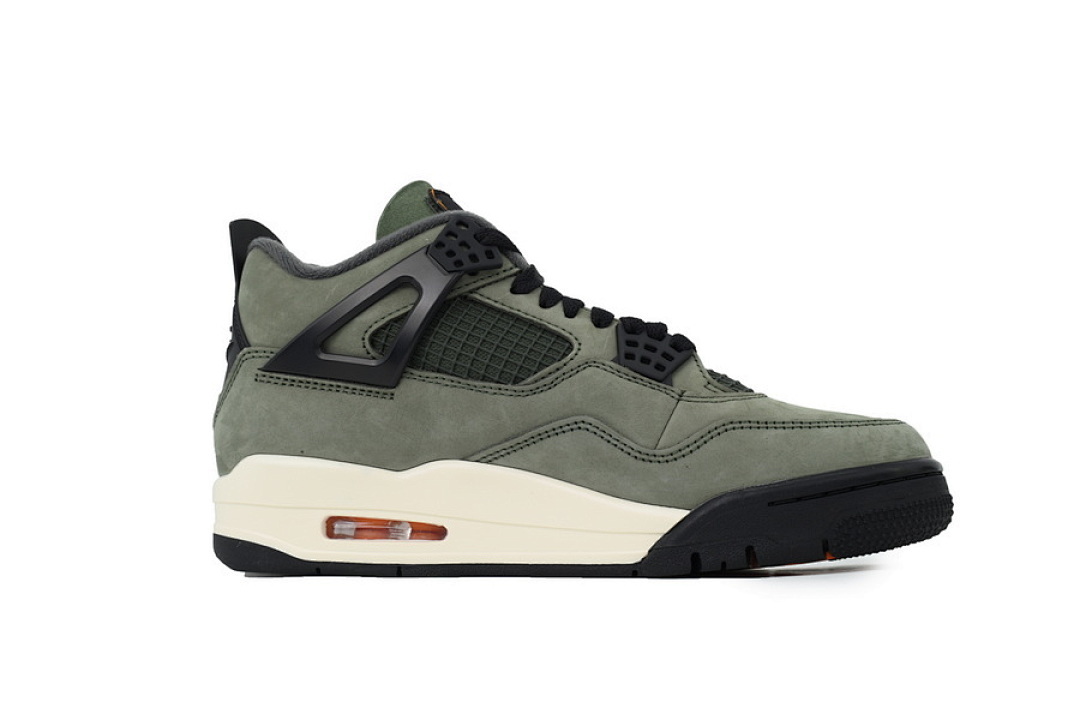  God Batch Undefeated x Air Jordan 4 Retro Green Black IB1519-200