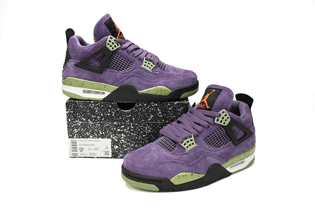 God Batch Air Jordan 4 Retro Canyon Purple (W) AQ9129-500