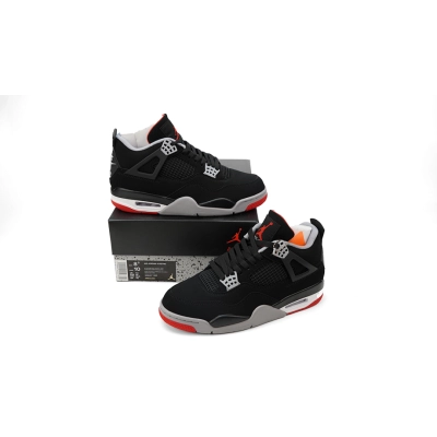 God Batch Air Jordan 4 Retro Bred 308497-060 02