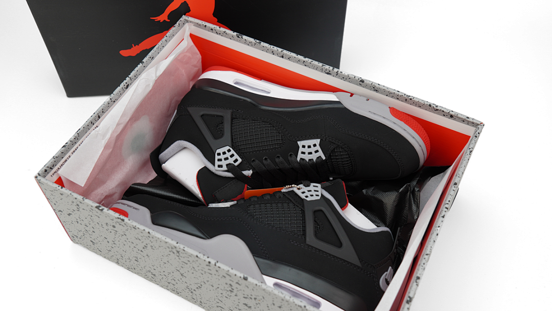 God Batch Air Jordan 4 Retro Bred 308497-060