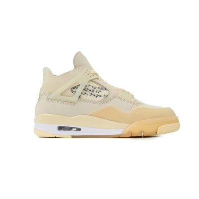 God Batch Air Jordan 4 Retro Off-White Sail CV9388-100 02