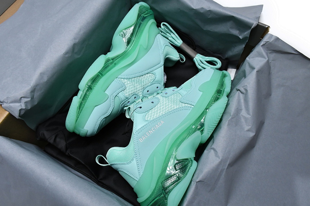  Balenciaga Triple S Aqua 544351 W2GA1 4500