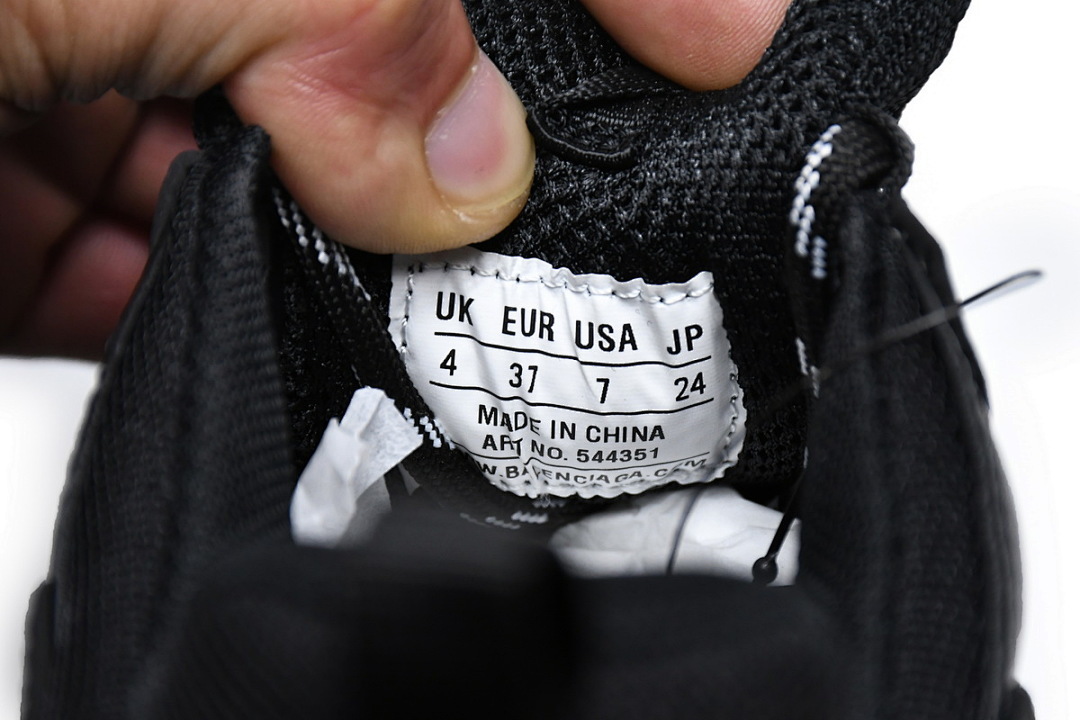  Balenciaga Triple S Black Claret Red 544351 W0901 9011