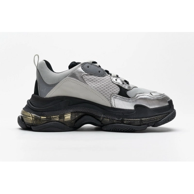  Balenciaga Triple S Black Silver 541624 W09E1 7320 02