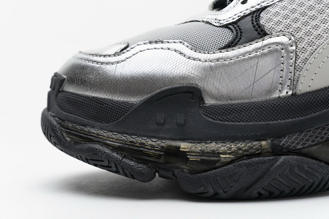  Balenciaga Triple S Black Silver 541624 W09E1 7320