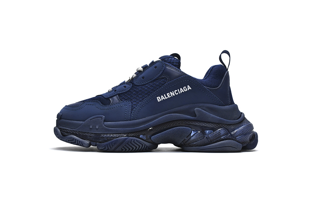  Balenciaga Triple S Dark Blue 541624 W091 4107