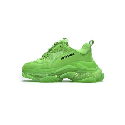  Balenciaga Triple S Fluorescent Green 541624 W09OL 3801 01