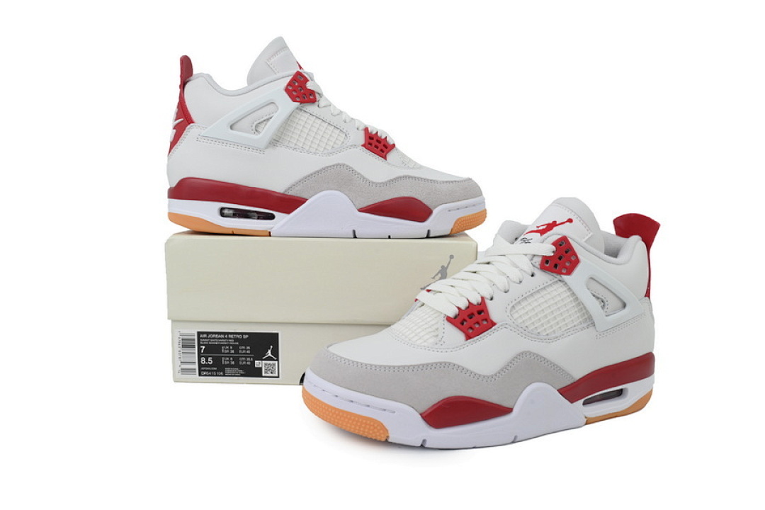  God Batch AiR Jordan 4 Retro SB Varsity Red  DR5415-106 